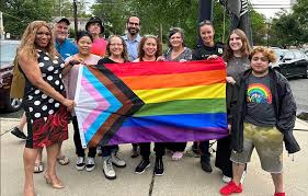 An NJ town took down Pride flags at the request of 2 synagogues — then put  them back up BY ANDREW LAPIN