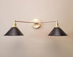 Bathroom Vanity Sconce Matte Black Light Mid Century Sconce Black Modern Light Wall Light Bathroom Lighting Farmhouse Lighting Plug In Wall Sconce Wall Mounted Vanity Bathroom Sconces