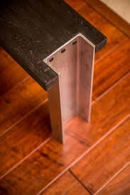 Modern Wood Metal Bench Shou Sugi Ban Oak Etsy In 2020 Metal Bench Modern Wood Bench Modern Wood