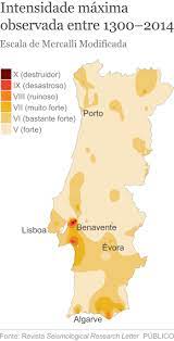 E portugal está preparado para suportar um sismo como o de 1755? Mapa Do Passado Dos Sismos Em Portugal Esclarece Riscos No Futuro Sismos Publico