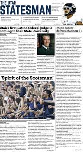 The Utah Statesman, October 9, 2018 by USU Libraries