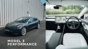 Sparks nevada / gf 1. Tesla Model 3 Performance Grey White Leather Uk Rhd Youtube