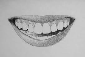 How To Draw Teeth Step 5 Teeth Drawing Teeth Illustration Lips Drawing