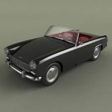 Austin Healey Sprite Mkii 3d Model Austin Healey Sprite Austin Healey Mg Midget