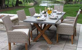 Maybe you would like to learn more about one of these? Composite Rectangle Dining Table With Trestle Teak Wood Base