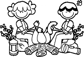 Coloring pages ~ coloring pages camper fresh free winter model. Camping Coloring Pages Coloring Rocks