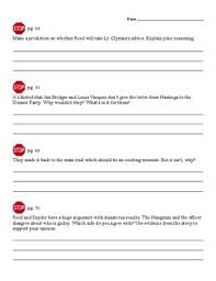 For example, the prompt might be share your name, role, and what you usually eat for breakfast.. Donner Dinner Party Novel Guide And Questions Nathan Hale By Kelly Purdie