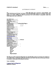 Format for giving consent and bank details on letterhead. Letter Of Intent Loi