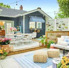 Clear a patch of grass in your yard using a cultivator, then lay landscaping fabric and fill the space with gravel. 25 Small Backyard Ideas Small Backyard Landscaping And Patio Designs