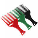 3pcs Plastic Hair Pick Comb Smooth Hair Pick Comb for Afro Hair ...