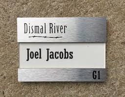Easily slide over any cubicle wall. Name Plates Project Sign Architectural Signage
