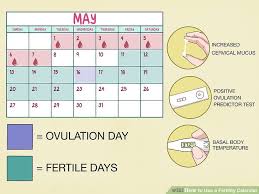 3 ways to use a fertility calendar wikihow