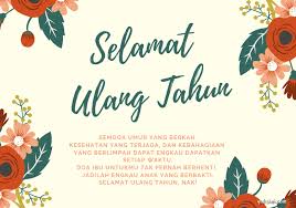 10 bahasa arab selamat ulang tahun; Kata Kata Ulang Tahun Islami Untuk Anak Perempuan