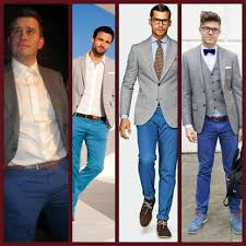 Black Blazer Blue Pants Grey Jacket And Blue Chinos Casual Work Wear Mens Attire Best Mens Fashion