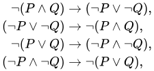 De Morgan S Laws Wikipedia