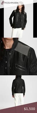 John Varvatos Leather Jacket 2498 Size 38 Bnwt John Varvatos Leather Jacket Fashion