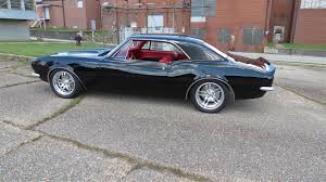 Black And Red Camaro Rims Hanks S 1967 Camaro Custom Leather Interior Interiors By Shannon Com Upholstery 67 Camaro Camaro 1967 Camaro