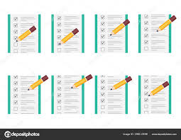 Pencil Checking On To Do List Animation Sprite Sheet