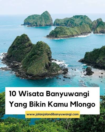 Ini loh destinasi wisata Banyuwangi yang bikin tetangga mlongo 😁 1. Kawah Ijen 2. Green Island 3. Pulau Tabuhan 4. Hutan De-Djawatan 5. Pantai Wedi Ireng 6. Pantai Teluk Ijo 7. Pantai Pulau Merah 8.