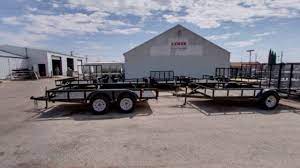 We sell everything from a 4x6 single axle trailer to a 40' gooseneck and everything in between. Y All Haul Trailers Odessa Tx Trailers Youtube