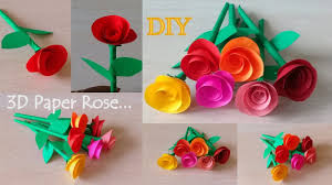 How To Make 3d Paper Roses Diy Rose Making Tutorial Beautiful Paper F In 2021 Paper Roses Diy Paper Roses Paper Flowers