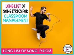 Classroom management refers to the wide variety of skills and techniques that teachers use to keep students organized, orderly, focused, attentive, on task, and academically productive during a class. Long List Of Song Lyrics For Classroom Management Rockin Resources