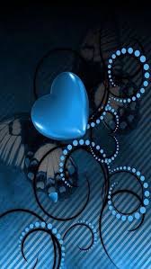 Checkout This Wallpaper For Your Iphone Http Zedge Net W10662237 Src Ios V 2 3 Via Zedge Blue Heart Heart Wallpaper Heart Pictures