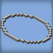 Giant pixel circle | minecraft circles, pixel circle. Plotz Model Selection