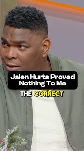 keyshawn: Jalen Hurts proved nothing to me, but he did prove something to  the haters. 💯 #FlyEaglesFly