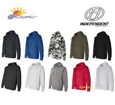 Independent Trading Co Mens Hoodie Hooded Pullover
