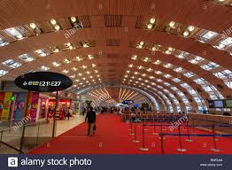 Paris Charles De Gaulle Airport Terminal 2e France Terminal Designed By Paul Andreu Stock Photo 236973540 Paris Photos Charles De Gaulle Airport France