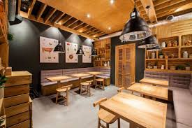 Awesome Small Fast Food Inspirations And Stunning Restaurant Design Ideas Pictures Restaura Restaurant Interior Design Cafe Interior Design Restaurant Interior