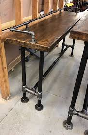 Reclaimed Wood Bar Table Sofa Table Console Table Media Wood Bar Table Reclaimed Wood Bars Reclaimed Wood Console Table