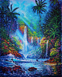 The precise phrase river of life does not appear in the bible. River Of Life Google Search Fantasy Art Landscapes Prophetic Art Waterfall Paintings