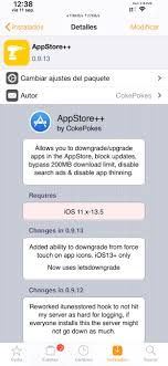 Installing applications that aren't available on the app store, such as emulators or tweaked apps, has never been particularly painless. Update Appstore Has Been Updated To V0 9 13 On Cokepokes Allows You To Downgrade Upgrade Apps In The Appstore On Ios 11 13 Whatever Jailbreak
