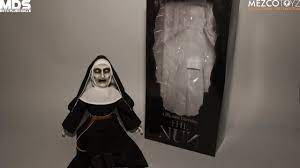 Now, the nun joins the world of the living dead dolls with a doll so frightening even valak would want to keep the lights on. Mds Roto Plush Nun Doll Unboxing Mezco Toyz Youtube