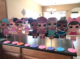 Lol Surprise Dolls Table Centerpieces Birthday Surprise Party Doll Party Surprise Party Themes