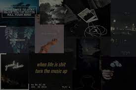 Dark Aesthetic Laptop Wallpaper Fotografi Abstrak Lukisan Akrilik Wallpaper Ponsel