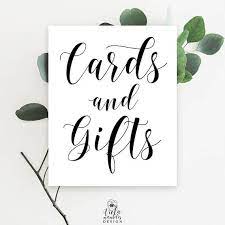 You can design it all by yourself. Cards And Gifts Wedding Sign Printable Gold Cards And Gifts Sign Baby Shower Sign Wedding Reception Sign Peach Cream Cards And Gifts Sign Wall Decor Home Living Delage Com Br
