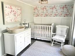 Using tongue and groove beadboard panelling packs, i created a. Crafty Teacher Lady Baby Girl S Sweet Floral Nursery