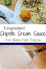 We did not find results for: Chipotle Cream Sauce Recipe For Baja Fish Tacos Only 3 Ingredients