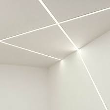 The new spotlight support box tekpf03a is able to solve a widespread problem to the installers: Lampo Aluminum Profile Kit Cut Of Light 2 Meters For False Ceiling No Trim Diffusione Luce Srl