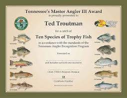 tennessee angler recognition program