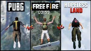 Hopeless Land Vs Freefire Vs Pubg Mobile Comparison 2019 Which One S Best Youtube