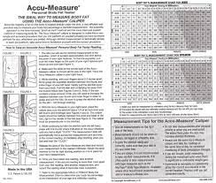 Body Fat Measurements Chart Jasonkellyphoto Co