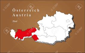 Austria Map In 3d Highlights On Brown Background Tirol Austria Royalty Free Cliparts Vectors And Stock Illustration Image 19474418