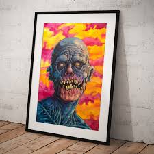 Undead Fred Art Print by Seth Michael
