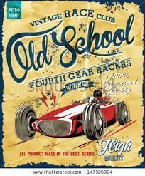 Vintage Race Car For Printing Vector Old School Race Poster Retro Race Car Set By Swsctn Via Shutterstock Vintage Racing Vintage Race Car Retro Poster