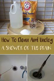 How To Clean And Unclog A Shower Or Tub Drain Simple Tips For You Diy Cleaning Products House Cleaning Tips Cleaning Hacks