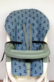 Graco Baby Accessory High Chair Cover Replacement Pad Ship Ready Pad Highchair Cushion Nautical Feeding Chair Pad Navy Blue Anchors Highchair Cover Chair Cover Chair Pads
